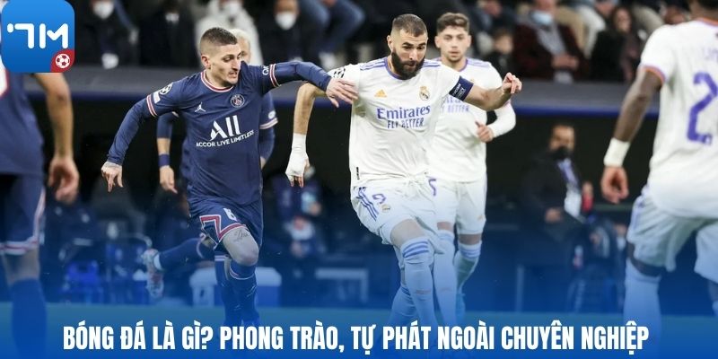 Bóng đá là gì? Phong trào, tự phát ngoài chuyên nghiệp 